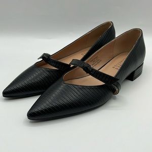 NWOT Journee Collection Womens Cait Textured Material Slip On Mary Jane Flats